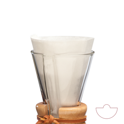 Chemex Filtro Media Luna / 100und