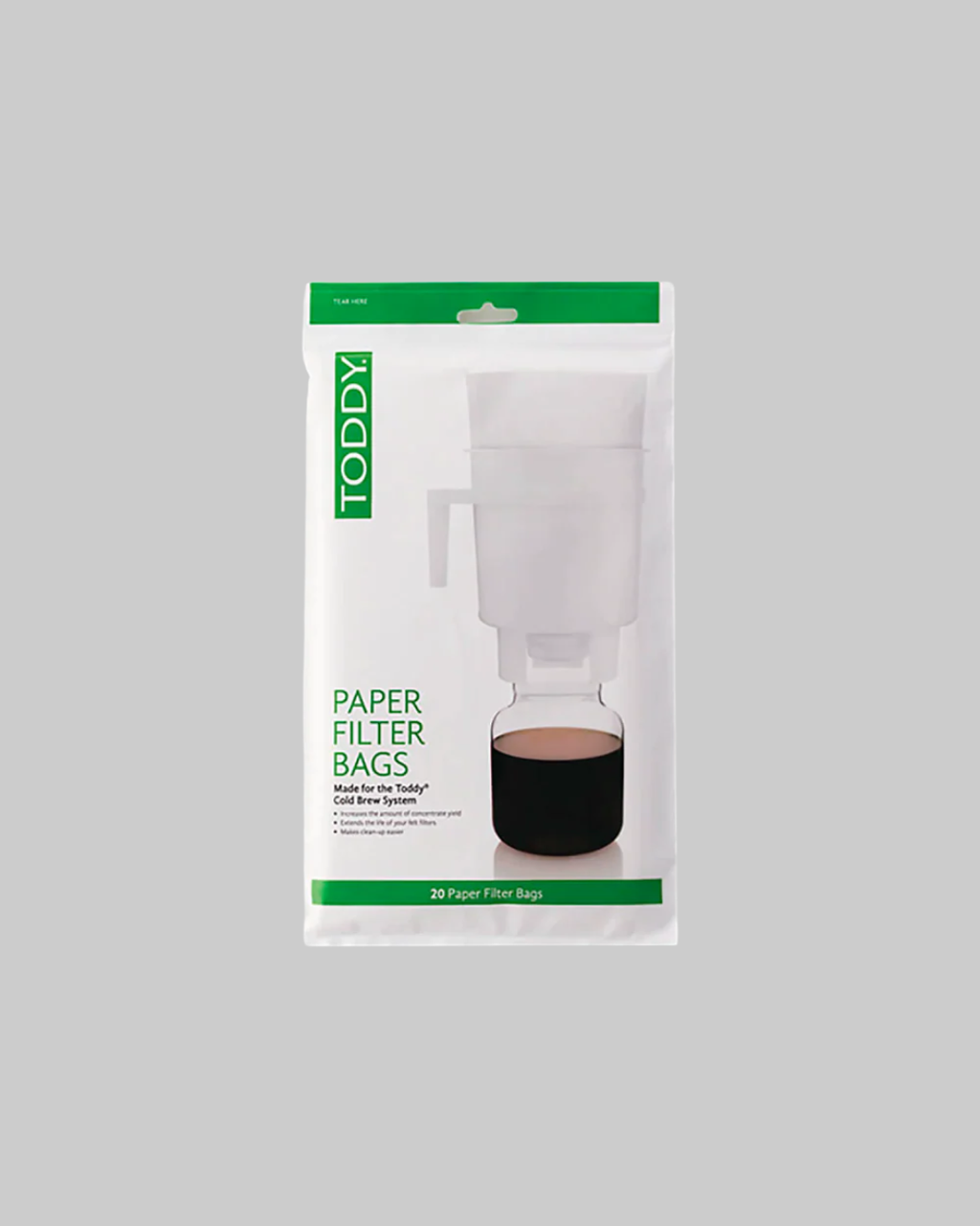 Toddy Pack – 20 Bolsas de Filtro de Papel